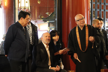 ラトニック米商務長官・赤澤経済産業大臣来寺