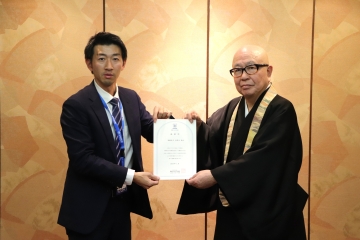 国連難民支援キャンペーン感謝状授与